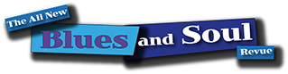 Logo for The All New Blues and Soul Revue, in the style of the original Blues Brothers logo.