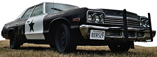 The band owns a 1974 Dodge Monaco 'Bluesmobile' which is available to hire with them, subject to location. The car is pictured here.